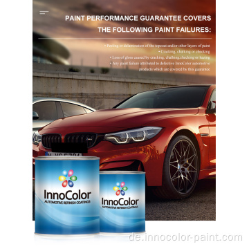 Auto Refinish Innocolor Car Refinish Lack System Formel